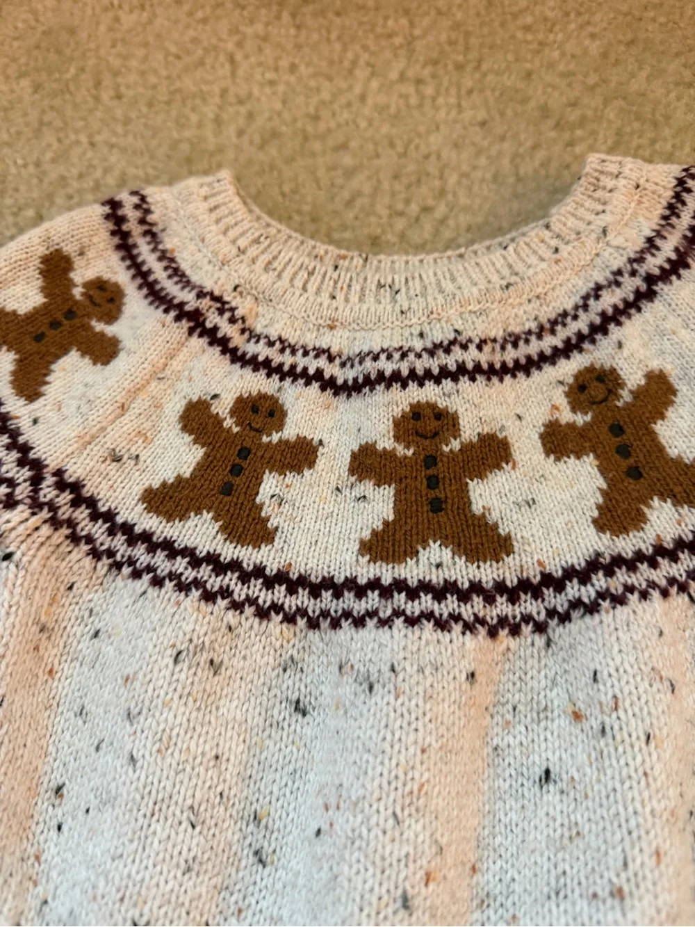 Gymboree girls gingerbread sweater dress 4T